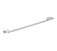 TATAY Grand Porte-Serviettes de la Collection Flat, en Aluminium anodisé Mat, Double système de Fixation, vis et système Glue & Fix, sans perçage. Dimensions : 7 x 3 x 60 cm