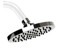 TATAY Kit Tête de Douche Mirror, Diamètre 16 cm, Structure en ABS | Tête de Douche Mirror | Un Jet d’Eau | Économie d’Eau | Système Anticalcaire | Installation Facile, Chromé