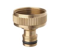 TATAY Nez de Robinet Femelle 1" Metal Line, Connecteur au raccord universel, Installation facile, Inoxydable, Laiton