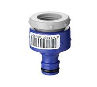 Tatay Nez de Robinet Femelle 3/4" - 1/2" Top Line, Connecteur Universel pour Tuyau d'Arrosage, Protection Solaire, Installation Facile, Bleu