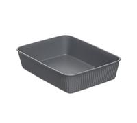 TATAY Organisateur de Tiroir A5 Baobab | Paniers et Boîtes de Rangement | Design Élégant Fonctionnel | Ordre Maison et Bureau | Plastique Recyclé sans BPA | 17,7x24x5,6 cm, Gris