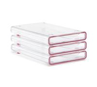 TATAY Organisateur Frigo Fresh Box Small, Set de 3, 27 x 16 x 3 cm