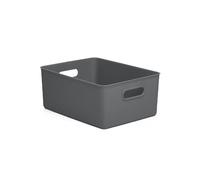 Tatay Panier de rangement salle de bain - Anthracite