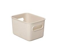 TATAY Paniers et Boîtes de Rangement Plastique 1,5 L Baobab | Boîte Organisatrice | Poignées Intégrées | Design Compact et Polyvalent | Plastique 100 % Recyclé Sans BPA | 12.5x16.4x10 cm, Ecohome