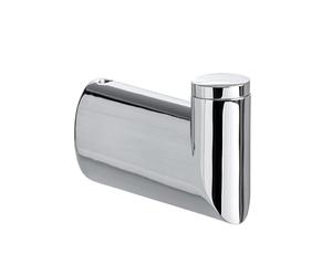 TATAY Patère de la Collection Ronda, de Zamak, Couleur Chrome. dimensions 1.6 x 6.5 x 4 cm
