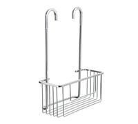 TATAY Porte-Douche Suspendu Aluminium | Anti-humidité et Anticorrosion | Supporte 8 kg | Montage Facile Sans Perçage | Design Moderne | Panier de Douche à Drainage Rapide | 28x12,8x38,5 cm - Aluminium