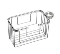 TATAY Porte-Douche Suspendu Barre Aluminium | Anti-humidité et Anticorrosion | Supporte 3 kg | Montage Facile Sans Perçage | Design Moderne | Panier de Douche à Drainage Rapide | 12,5 x 11,5 x 24 cm