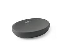 TATAY Porte-Savon en céramique Doux, Toucher Doux et Finition Mate, sans BPA, Gris Anthracite. Dimensions : 11,2 x 8,2 x 2,5 cm