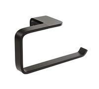 Tatay Porte-Serviettes en Aluminium | Vis incluses | Compatible avec Le système Glue & Fix | Design élégant et Minimaliste | 18,5 x 7 x 9 cm - Collection Onyx - Noir Mat