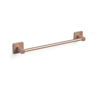 TATAY Porte-Serviettes Moyen de la Collection Kalo, en Zamak chromé avec système de Fixation adhésif 3M, Pratique et sans perçage. Mesures : 6 x 6,5 x 46. Golden Rose