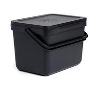 TATAY Poubelle Organique Cuisine 6L | Composteur Cuisine Smart sans Support | Design Compact et Fonctionnel | 100 % Matériaux Recyclés | 26,5x20,5x18,5 cm, Noir