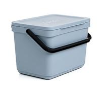 TATAY Poubelle Organique Cuisine 6 L, 100% Matériaux Recyclés | TATAY Poubelle Organique Cuisine 6 L | Compact et Fonctionnel | 26,5 x 20,5 x 18,5 cm | Capacité de 6 L | Usage Cuisine, Bleu