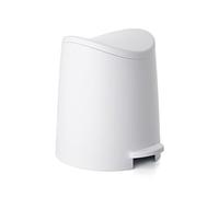 TATAY Poubelle Salle Bain 3 L à Pédale, Nettoyage Facile, Modèle Standard | TATAY Poubelle Bain à Pédale 3 L | Couvercle Soft-Close | Nettoyage Facile | 19 x 21,8 x 22,1 cm | Modèle Standard, Blanc