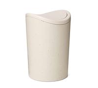 TATAY Poubelle Salle Bain 6 L avec Couvercle Basculant, 19 x 19 x 28 cm | TATAY Poubelle Salle Bain 6 L | Dimensions 19 x 19 x 28 cm | 19 x 19 x 28 cm | Modèle Standard | Finition de Couleur, Ecohome