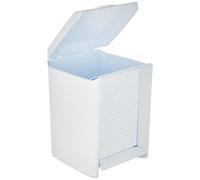 TATAY Poubelle Salle Bain avec Pédale Olympia 7 L, 21 x 21,5 x 29 cm | TATAY Poubelle Salle Bain avec Pédale | 21 x 21,5 x 29 cm | Finition de Couleur | Capacité de 7 L | Entretien Maison, Blanc