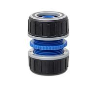 TATAY Réparation/Adaptateur/réparateur Premium Tuyau, 5/8" (15mm) | TATAY Réparateur Premium | 1/2" (12,5 mm) et 5/8" (15 mm) | Protection Solaire | Pose Facile | Raccord Résistant, Gris - Noir