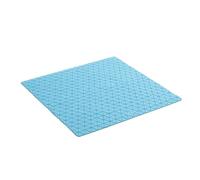TATAY Tapis de Douche Antidérapant, Caoutchouc SBS - TP avec 120 ventouses, Carré, Design Diamant, Bleu. Mesure 54 x 54 cm