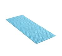 TATAY Tapis de Douche Antidérapant, Caoutchouc SBS - TP avec 126 ventouses, Rectangulaire, Design Diamant, Bleu. Mesure 97 x 36 cm
