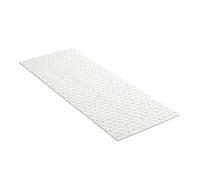 TATAY Tapis de Douche Antidérapant, Caoutchouc SBS - TP avec 126 ventouses, Rectangulaire, Design Diamant, Blanc. Mesure 97 x 36 cm