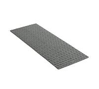 TATAY Tapis de Douche Antidérapant, Caoutchouc SBS - TP avec 126 ventouses, Rectangulaire, Design Diamant, Gris. Mesure 97 x 36 cm