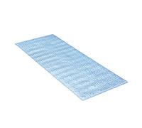 TATAY Tapis de Douche Antidérapant, PVC, avec ventouses, Résistant à la moisissure et aux Microbes, Antibactérien, Design Barcelona, Bleu. Mesure 96 x 36 cm