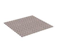 TATAY Tapis de Douche Antidérapant, PVC, avec ventouses, Résistant à la moisissure et aux Microbes, Antibactérien, Design Poissons, Taupe. Mesure 54 x 54 cm