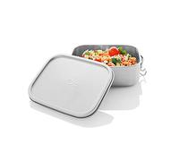 Tatonka Boîte à sandwich en acier inoxydable avec fermeture à étrier - Incassable, sans substances nocives, passe au lave-vaisselle, sans plastique et sans BPA - 0,8 l