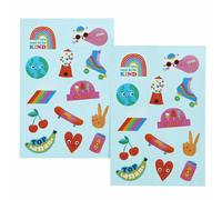 Tatouage enfant Rex London temporaires Top Banana (x2) Vert 11,1x16,4x0,1 cm