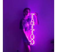 Tatouage LED Neon Schild für Murdécoration USB réglable Lumière Salon Bars Pub Club Assemblées Art Murdécoration