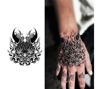 Tatouage temporaire de couteau de démon, dure jusqu'à 15 jours, autocollant semi-permanent magique imperméable de nouvelle technologie.