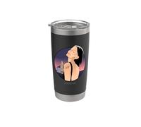 Tatouage Whisky Fan Design pour fille, Islay Gobelet isotherme en acier inoxydable double paroi