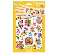 Tatouages Aqua Flor Djeco Multicolore G