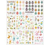 Tatouages Éphémères De Pâques, Dessins D'Enfants, Adorables Lapins De Pâques Pour Une Fête. 7.5 * 12cm