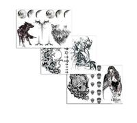 Tatouages Éphémères Halloween - PTITCLOWN - Noir
