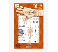 Tatouages éphémères Souffle d'orient orange TU