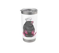 Taupe Cuisinier Toque de chef Cuisiner Gobelet isotherme en acier inoxydable double paroi