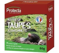 Protecta Insects – Répulsif taupes en bâtonnets – À base de margosa naturel – Neutre