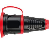 PCE Prise de courant TAURUS2 2521-Sr - Caoutchouc IP54 avec terre 16A 250V Noir