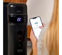Taurus – Radiateur à bain d'huile connecté Agadir Connect 1500 – Wi‑Fi, commandes vocales – Noir