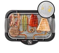 Taurus Barbecue électrique Maxim's – 2400W, 41×24 cm, thermostat réglable, bac anti-fumée, gris/noir