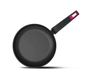Taurus Best Moments Sartén 28 - Poêle en aluminium forgé, diamètre de 28 cm, poignée ergonomique, convient à tous les types de feux, revêtement anti-adhésif, passe au lave-vaisselle, sans PFOA, noir