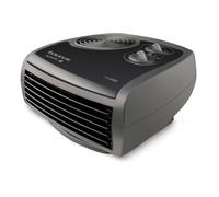 Taurus CA2400 - Radiateur soufflant 2400W, Thermoventilateur, 3 positions froid/Chaud, Surface jusqu'à 24m2, Thermostat réglable, Range cordon, Noir