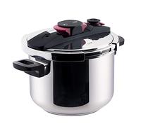 Taurus Great Moments Superrapid 6L - Cocotte-minute super rapide, 6L, valve de vidange réglable, ouverture facile, économie d'énergie, 5 systèmes de sécurité, sans PFOA, pour tous types de feux