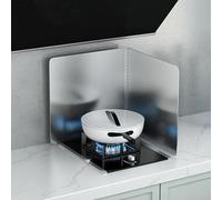 Tauzveok Plaque Anti Projection Cuisine Pliable, Plaque INOX, Anti-Éclaboussures pour Cuisinière pour La Cuisine, pour Carter D'huile Poêle À Frire,A2,2P 45 * 50cm