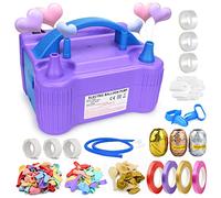 TAVADA Pompe à Ballon Électrique Portable avec Double Buse (AC220-240V 600W) pour Fête, Mariage, Anniversaire, Décoration de Noël