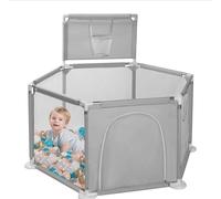 Tavalax Parcs pour bébés – Parc à pliage rapide avec ballon de basket Tavalax, gris – . | équipements de qualité pour la vie quotidienne | Fonctions bien pensées et utilisation confortable | design mo