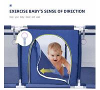 Tavalax Parcs pour bébés – Parc bleu à balles Tavalax – Imaginez un espace où votre enfant peut jouer, explorer et apprendre en toute sécurité. | équipements de qualité pour la vie quotidienne | Fonct