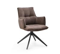 Tavaro - Chaise de salle à manger Marron