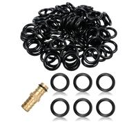 TAVYTH 50 Pièces Joints Toriques en Silicone Ø 16 x 11mm pour Raccord Robinet et Tuyau d'Arrosage, Joints d'Étanchéité pour Systèmes d'Arrosage Jardin, Kit de Joints Compatibles avec Raccords Rapides