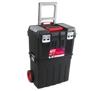 TAYG Caisse à outils sur roulettes - Plastique - 47 x 29 x 63 cm - Avec insert et boîte de triage